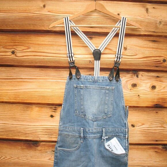 NWT Frame  Denim Overalls Pants Jeans - Picture 5 of 12